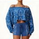 Women's casual loose geometric suit